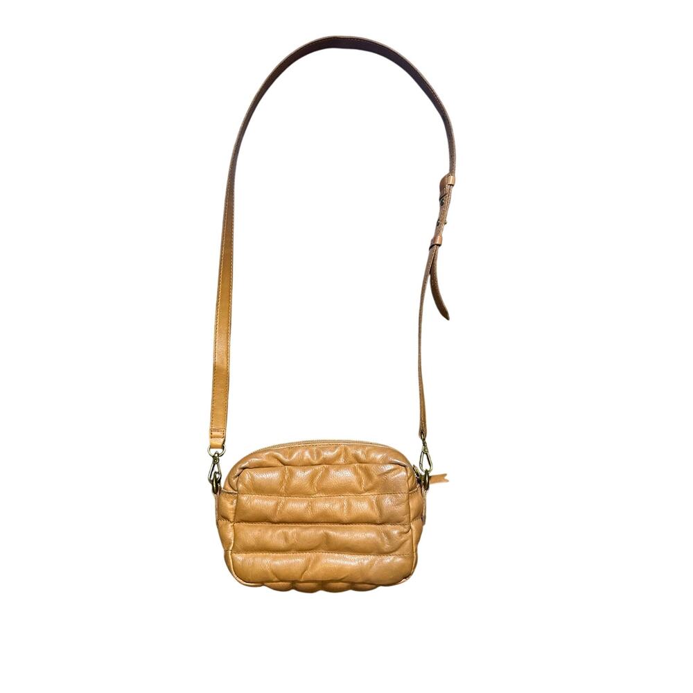 Madewell The Transport Camera Bag: Puff Edition in Warm Hickory Brown